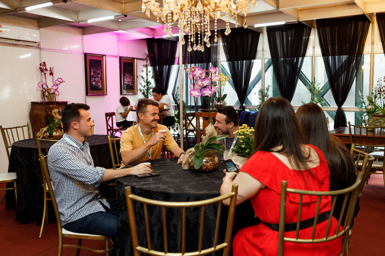 Sala VIP do evento